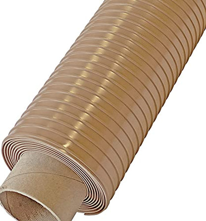 Garage Flooring 5' x 10' Sandstone Ribbed Channel Vinyl Protector Mat