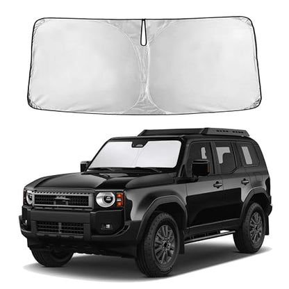 Windshield Sunshade Compatible for Toyota Land Cruiser 2024