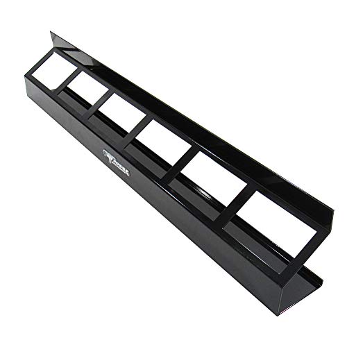 304BK Six Quart Oil Can Rack Holder 32" Caddy Wall Hanger Aluminum Shelf