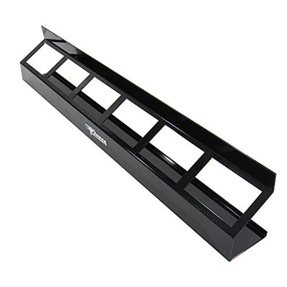 304BK Six Quart Oil Can Rack Holder 32" Caddy Wall Hanger Aluminum Shelf