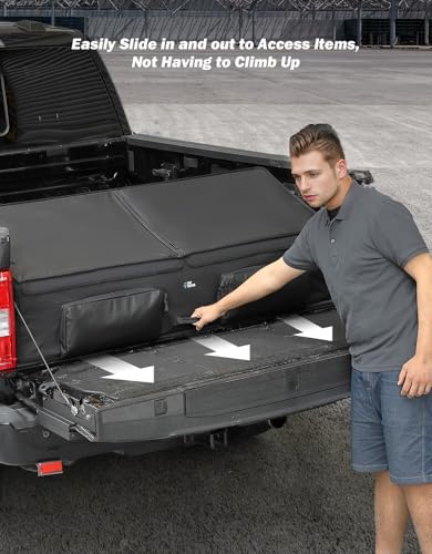 Upgrade Full Size Truck Bed Cargo Box Organizer for Pickup