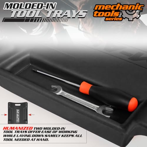 Mechanic Roller Creeper with Padded Headrest