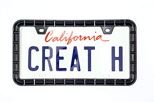 3D Brilliance Black License Plate Frames