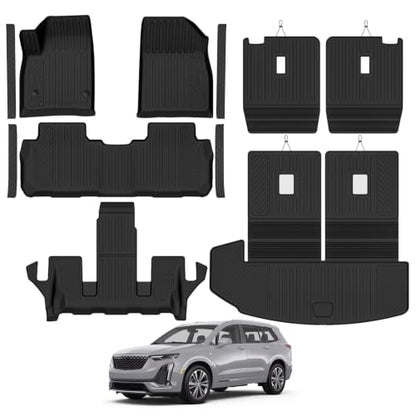 Custom Fit Floor Mats for Cadillac XT6 6 Seats