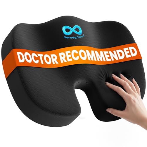 Doctor Recommended Memory Foam Seat Cushion for Office Chairs & Car