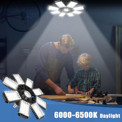 LED Garage Lights 8 Panels 2 Pack (2 Count)