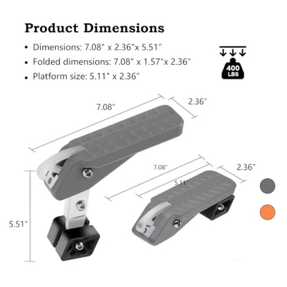 Foldable Car Door Step Stand Pedal