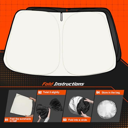Custom Fit Windshield Sun Shade for Ford Explorer 2011