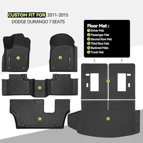 All Weather TPE Floor Mat Set for 2011