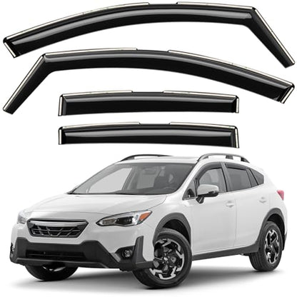 Window Deflectors Smoke Tinted in (4 Count)