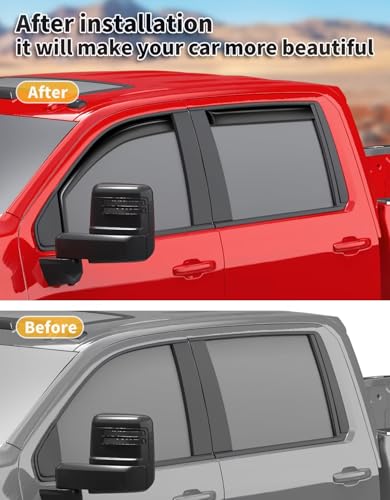 Rain Guards for Chevy Silverado (4 Count)
