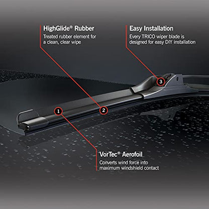 Diamond 22" + 16" Super Premium Automotive Replacement Windshield Wiper Blades