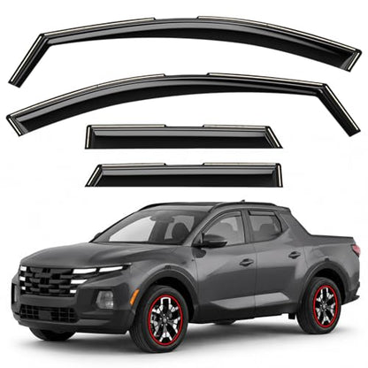 Window Deflectors Smoke Tinted In (4 Count)