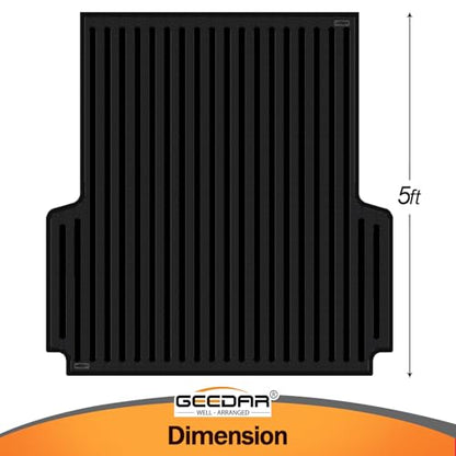 Rubber Bed Mat Compatible with Jeep Gladiator JT 5ft 2020