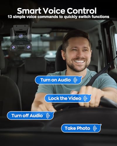 4K Dash Cam 360° View