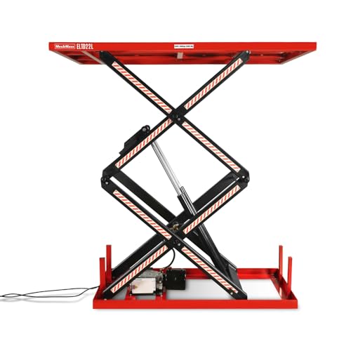 2200 lbs Capacity Stationary Powered Hydraulic Double Scissor Lift Table