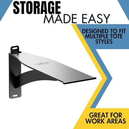 Wall Mounted Tote Rack Storage System