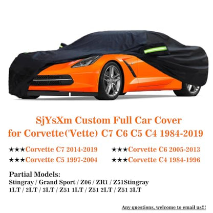 Upgraded Car Cover Compatible with Chevrolet Corvette 1980