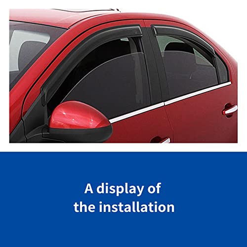 Out Channel Visors Compatible with Chevy Malibu 13 (4 Count)