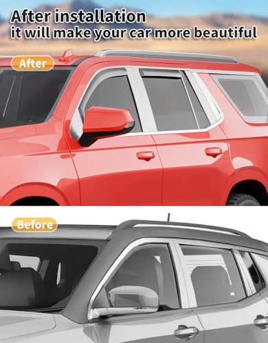 Window Rain Guards for Chevy Tahoe (4 Count)