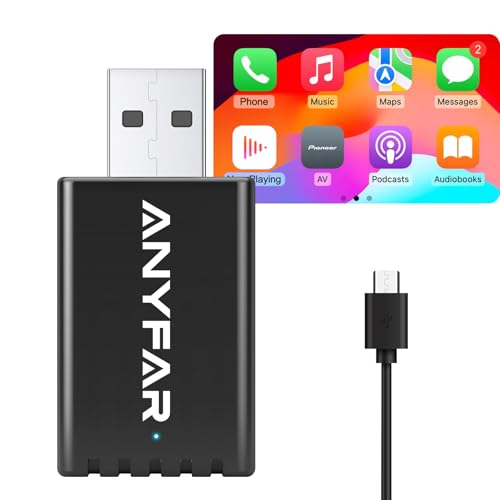 A4 Wireless CarPlay Android Auto Adapter for iPhone & Android Phone