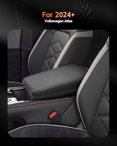 for Volkswagen Atlas 2024 2025 2026 Center Console Cover Armrest Box Cover for VW Atlas