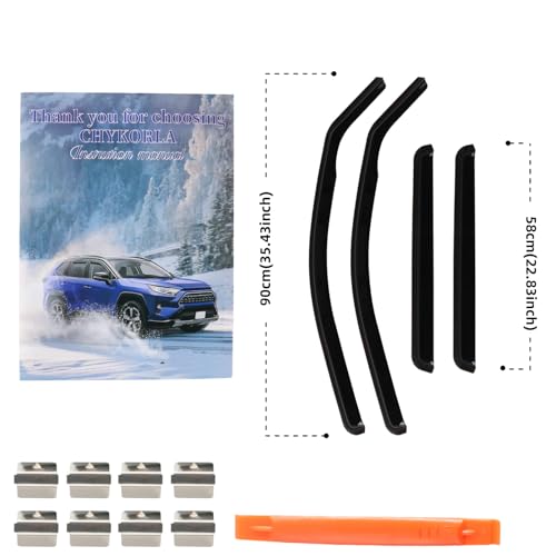 in Channel Rain Guards Fit for Ford Maverick 2022 2023 2024 2025 2026 (4 Count)