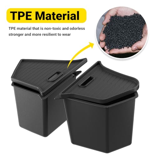 Model Y 5 Seater Rear Trunk Storage Bins with Lids for 2023 (2 Count)