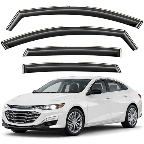 Window Deflectors Smoke Tinted in (4 Count)