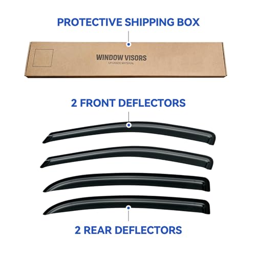 Window Visors Rain Guards for 2005