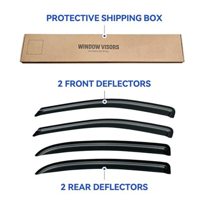 Window Visors Rain Guards for 2005