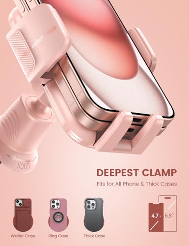 2026 Wider Clamp & Metal Hook Car Phone Holder Vent Accessories