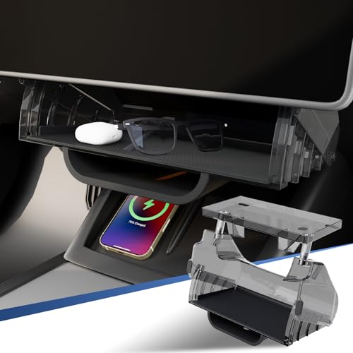 for Tesla Model Y Juniper & Y L Under Screen Storage Organizer 2025