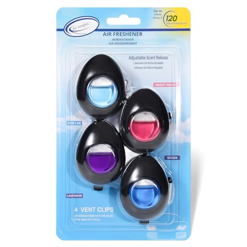 Car Air Freshener Vent Clip 4 Ct (4 Count)