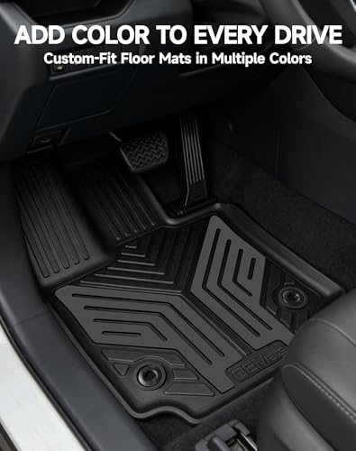 Premium Color TPE Floor Mats Custom Fit for Toyota RAV4 2019