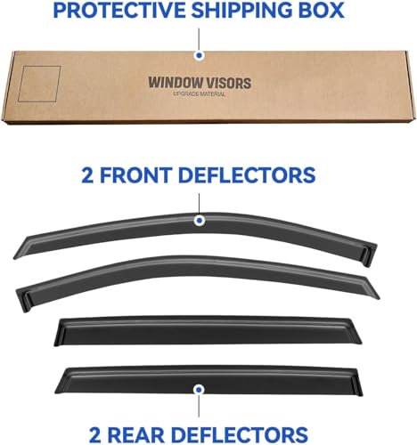 Window Visors Rain Guards for 2014