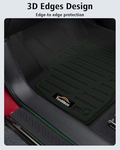 Floor Mats & Cargo Mat & Backrest Mat Custom for Ford Edge 2015 (160 Ounce)