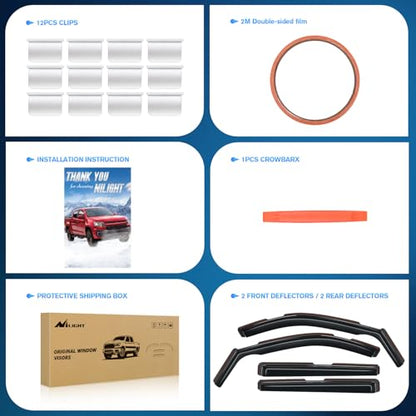 in Channel Rain Guards for Chevy Suburban 2021