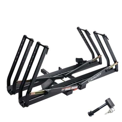 Ebike Racks for 2 Bikes Tow Hitch