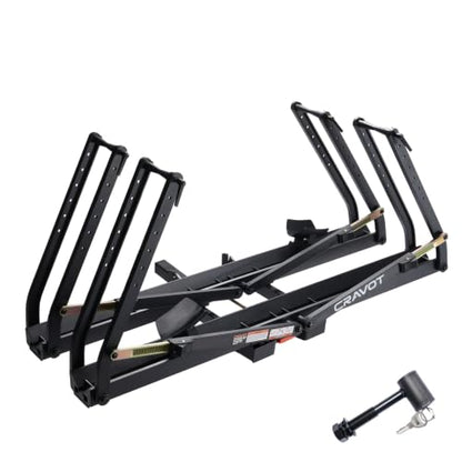 Ebike Racks for 2 Bikes Tow Hitch