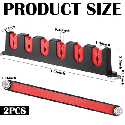 2 Pcs Magnetic Fishing Rod Holder for Car Fishing Pole Rack Vertical Rod Storage Holders for Truck Bed Boat Wall Garage Door (2 Count)
