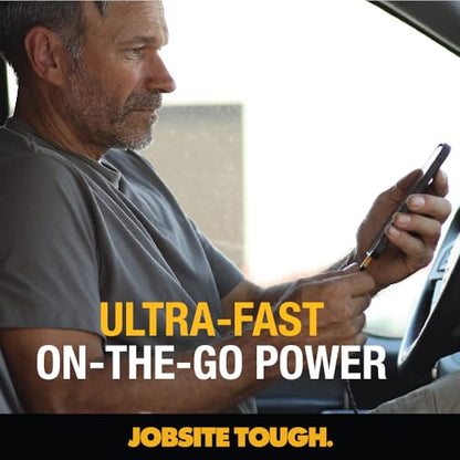 Heavy Duty USB + USB C Car Charger Adapter