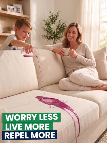 Non Toxic Fabric Protector Spray for Upholstery & Furniture (12 Fl Oz)