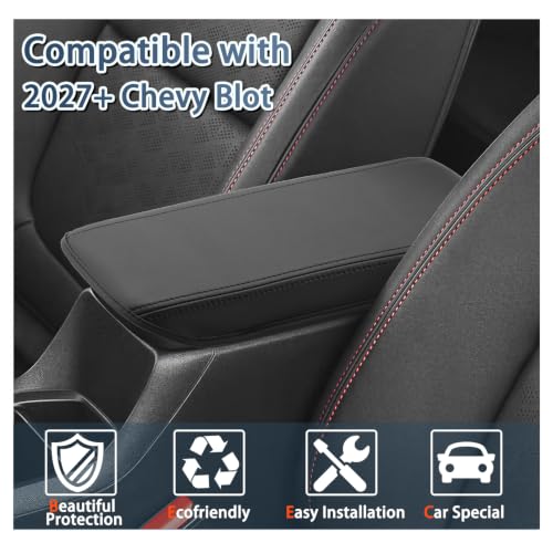 Armrest Console Cover Compatible with 2027 Chevy Bolt Center Console Cover Armrest Pad