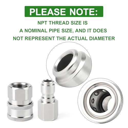 6PCS 304 Stainless Steel 3 (6 Count)