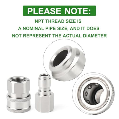 6PCS 304 Stainless Steel 3 (6 Count)