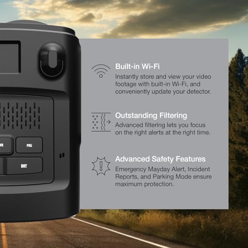 MAXcam 360c Laser Radar Detector and Dash Camera