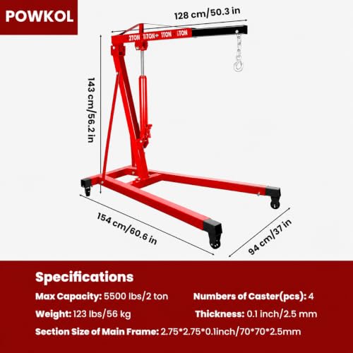 5500 Lbs Folding Engine Hoist