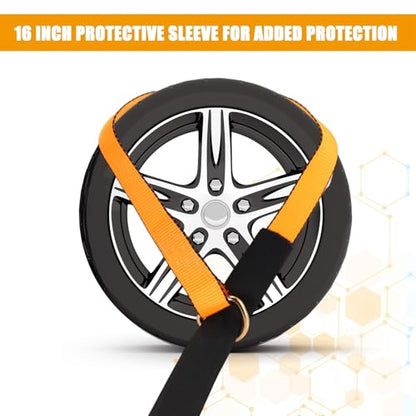 8 Pack Lasso Tow Truck Straps with D Ring 11 (8 Count)