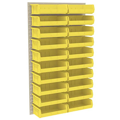 30161 Heavy Duty Wall Mount Garage Storage Steel Louvered Panel